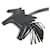 Taschenanhänger Hermès Rodeo Pegasus PM Schwarz  - Ansicht 5