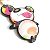 Louis Vuitton Monogram Murakami Panda Schlüsselanhänger Mehrfarben - Ansicht 3