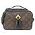 Borsa a Spalla Saintonge Monogram Louis Vuitton Marrone Nero