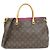 Borsa a mano Monogram Pallas di Louis Vuitton Marrone