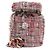 Borsa a spalla in tweed rosso e bianco Chanel