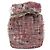 Borsa a spalla in tweed rosso e bianco Chanel - vista 2