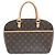 Borsa a mano orizzontale Saria Monogram Louis Vuitton Marrone