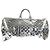 Borsa Boston Keepall 55 Miroir Monogram Louis Vuitton Argento