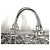 Borsa Boston Keepall 55 Miroir Monogram Louis Vuitton Argento - vista 2