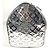 Borsa Boston Keepall 55 Miroir Monogram Louis Vuitton Argento - vista 5