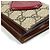 Billetera compacta Gucci GG Supreme Heart Logo Roja Beige - vista 6