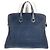 Borsa a mano Hermès Big Bag Boston Sac Evo GM Nero Blu navy - vista 2