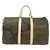 Borsa Boston Keepall Bandoulière 45 cm Louis Vuitton Verde - vista 2