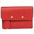 Billetera Compacta Pont Neuf Monogram Empreinte Louis Vuitton Roja Fucsia