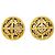Chanel CC Round Metal D'oro