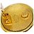 Chanel CC Round Metal D'oro - vista 3