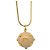 Pendente Chanel Vintage CC Ball in metallo e smalto Beige - vista 2