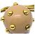 Pendente Chanel Vintage CC Ball in metallo e smalto Beige - vista 3
