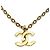 Chanel Vintage CC Anhänger aus plattiertem Metall Golden - Ansicht 2