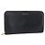 Billetera con cremallera de cuero Tiffany & Co. Negro
