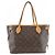 Sac à main Louis Vuitton Monogram Neverfull PM Marron