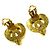 Chanel Vintage CC Heart Clip-On Metal Small Dourado - vista 3