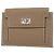 Monedero compacto Kelly de Hermès Gris pardo