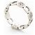 ANILLO DINH VAN IMPRESSION DOMINO T48 ORO BLANCO 18K 42 DIAMANTES 0.30CT