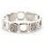 ANILLO DINH VAN IMPRESSION DOMINO T48 ORO BLANCO 18K 42 DIAMANTES 0.30CT - vista 4