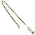 Collana con motivo floreale Chanel Coco Mark D'oro Metallico - vista 4