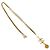 Collana con motivo floreale Chanel Coco Mark D'oro Metallico - vista 5