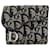 Dior Trotter Saddle Bifold Wallet Gray Black Grey  ref.2663859