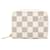 Louis Vuitton Zippy Coin Purse Damier Azur Coin Case White Cloth  ref.2664299