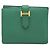 Billetera Compacta Epsom Béarn de Hermès Verde