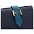 Tarjetero Hermès Béarn en piel Epsom Azul - vista 4