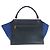 Céline Celine Trapeze Medium Lederhandtasche Blau - Ansicht 2