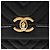 Chanel Chevron Pelle di Vitello Timeless Flap Borsa a Mano Nero - vista 9
