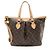 Palermo PM Tote aus Monogramm-Canvas von Louis Vuitton Braun