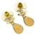 Orecchini Chanel Coco Mark D'oro Metallico  - vista 5