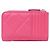 Tarjetero de piel de cordero Chanel 19 Rosa - vista 2