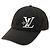 Cappellino da baseball in cotone LV Smash di Louis Vuitton Nero