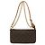 Borsa 2 in 1 Pochette Accessoires Monogram Louis Vuitton Marrone