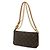 Borsa 2 in 1 Pochette Accessoires Monogram Louis Vuitton Marrone - vista 2