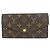 Portafoglio Lungo Monogramma Sarah di Louis Vuitton Marrone