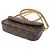 Borsa a tracolla Louis Vuitton Ivy Monogram Wallet on Chain Marrone - vista 3