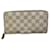 Louis Vuitton Zippy Wallet Damier Azur Long Wallet White Cloth  ref.2665389