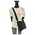 Bolsa transversal em nylon tessuto com logo triangular Prada Preto - vista 7