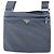 Bolsa de ombro em nylon tessuto com logo triangular Prada Preto - vista 5