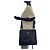 Bolsa de ombro em nylon tessuto com logo triangular Prada Preto - vista 6