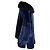 Autre Marque Cappotto invernale in pelliccia sintetica blu royal Enrico Mandelli - vista 6