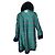 Autre Marque Cappotto invernale in pelliccia sintetica blu royal Enrico Mandelli - vista 9