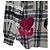 Camicia Moschino in lana a quadri e cuore Multicolore - vista 6