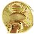 Chanel Vintage Orecchini a clip rotondi CC in metallo D'oro - vista 3