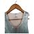 Chanel Pailletten Tanktop gerippt Hellblau - Ansicht 3